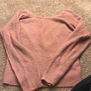 Aerie blush pink sweater